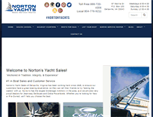 Tablet Screenshot of nortonyachts.com